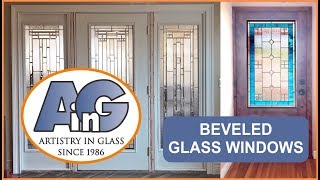 Beautiful, sparkling beveled glass windows - jewelry for the home!