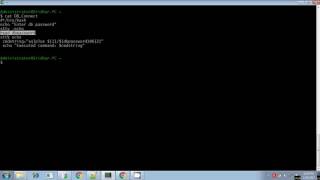 Unix shell script to read password but password is not displayed on the screen