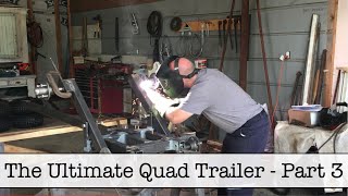 The Ultimate Quad Trailer - Part 3 Welding the end Caps (#theultimatequadtrailer)