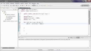 java programming tutorial -20-Compound Interest Program-Tolgahan Semiz