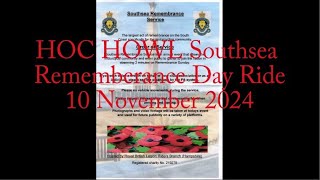 2024 11 10 Hoc Howl Southsea Rememberance Day Ride