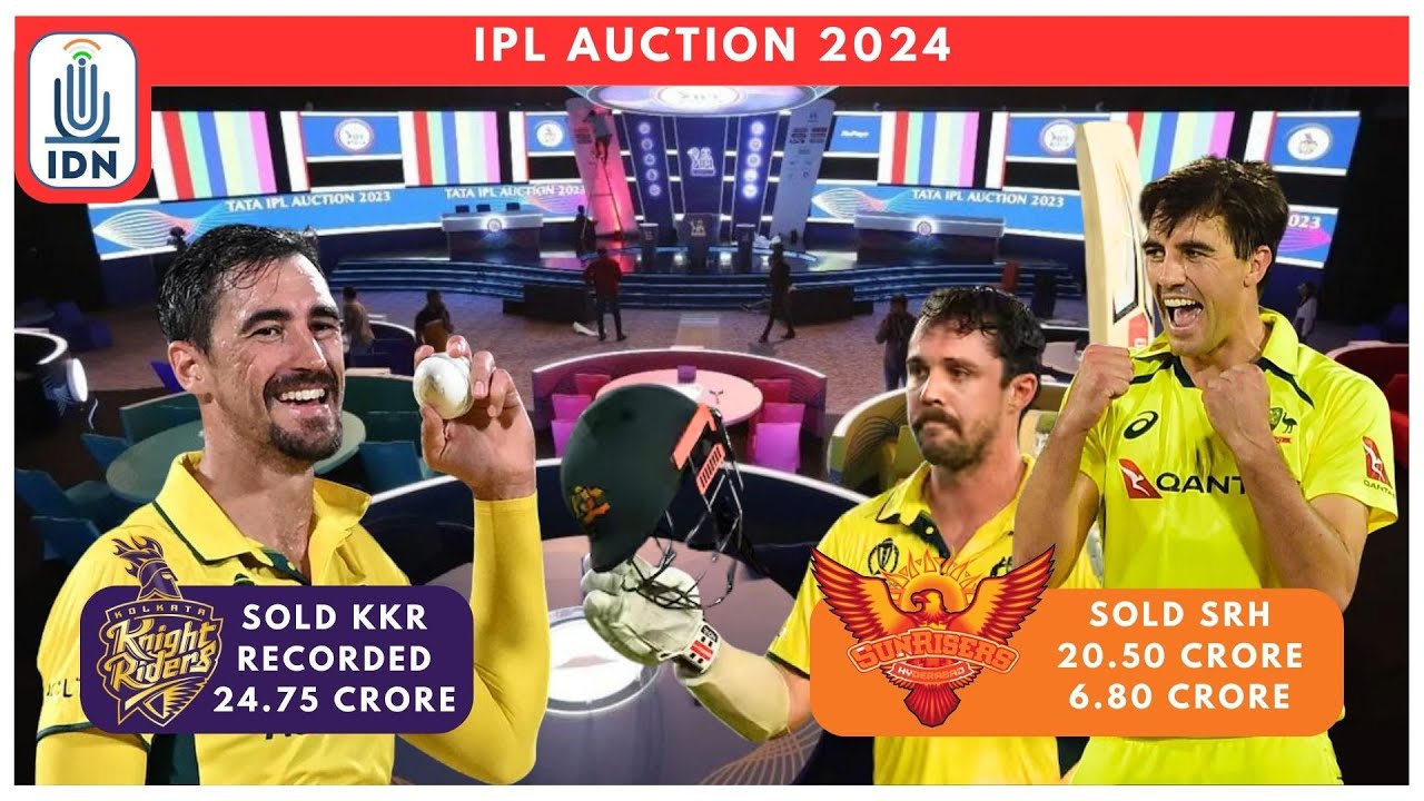 IPL Auction 2024 | IDNews - YouTube