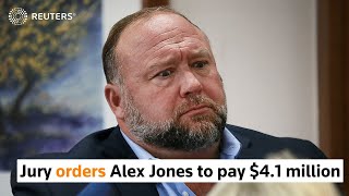 Jury order Alex Jones to pay $4.1 million to Sandy Hook parents