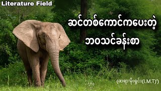 ဆရာ ' ​မိုးရှင်း(I.M.T) ' ရေးသားသော ' ဆင်တစ်ကောင်ကပေးတဲ့ ဘဝသင်ခန်းစာ ' #podcast #မိုးရှင်းIMT