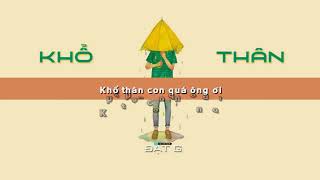 Khổ Thân - Đạt G [ Lyrics Video ]