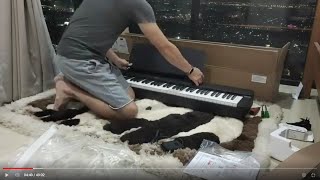 Assembling Yamaha P-225 Digital Piano  - Latest 2024 technology