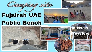 Explore UAE: Camping at Fujairah Beach