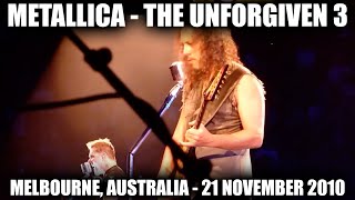 Metallica - The Unforgiven 3 - Melbourne, Australia - 21 November 2010