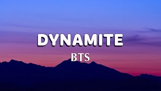 BTS 방탄소년단 - DYNAMITE ( Lyrics)🎧