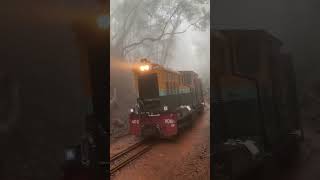 Matheran Toy train 🚂 #matheranhillstation #matherantoytrain #foggyday #hillstation #maharashtra