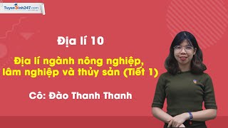 Địa lí ngành nông nghiệp, lâm nghiệp và thủy sản (Tiết 1) – Địa lí 10 – CTST– Cô Đào Thanh Thanh