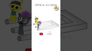 😱 3D Trick Art - Optical Illusion Animation Part 3 by SquidGame #cartoon #shorts #funny #cartoon