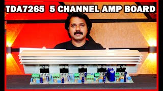 12 VOLT AMPLIFIER | 5 CHANNEL AMP BOARD | TDA7265 AMPLIFIER BOARD | REFLEX TECH WORLD