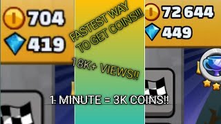 Hill climb racing 2 - How to get coins fast - HCR2 - Get coins very fast in 2020 1 Minute = 3k coins