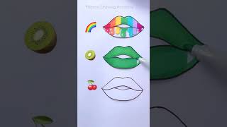 lips painting || Which one do you like? Satisfying Creative Art