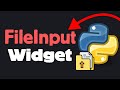 Python Panel Web App Tutorial #12 | Working with FileInput Widget