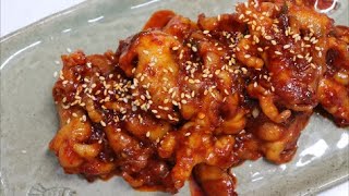 매콤 달콤 무뼈닭발 소주안주 만들었어요~Sweet and spicy boneless chicken feet