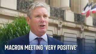 Starmer says Macron meeting was 'positive and constructive'