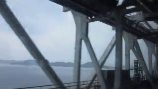 Seto O-hashi bridge between Honshu and Shikoku