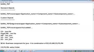 OAF Set Up and Hello World Page