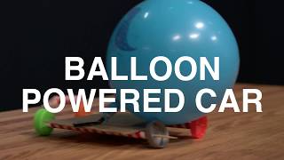 BALLOON POWERED CAR: Make your own!