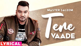 Tere Vaade (Lyrical) | Master Saleem | Latest Punjabi Songs 2020 | Speed Records