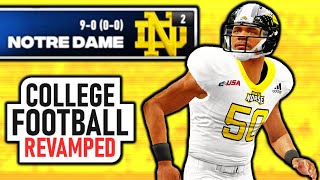 NCAA Football 14 Dynasty, but we play at #2 Notre Dame | College Football Revamped Teambuilder Ep 35