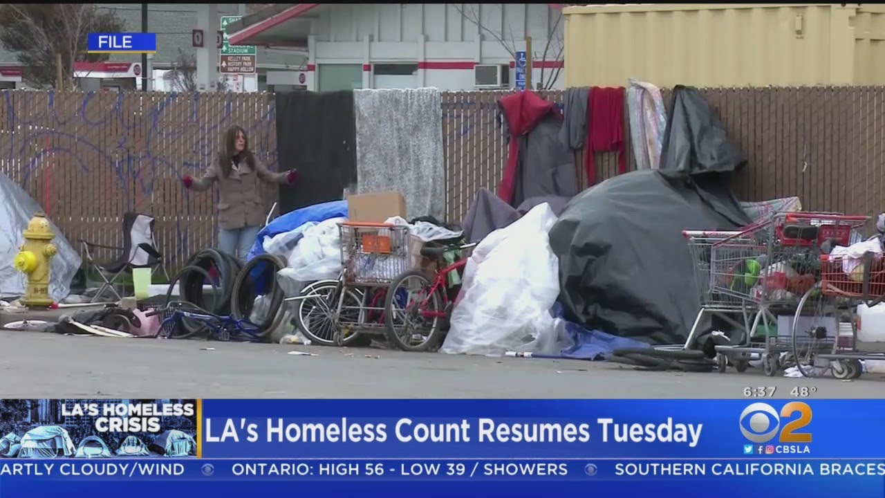 LA County To Hold First Homeless Count In 2 Years - YouTube