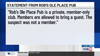 Columbia bar releases statement after man arrested, charged with murder in fatal shooting