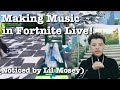 Making Music in Fortnite!!! (Noticed by Lil Mosey)