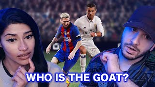 First Time Watching Messi vs Ronaldo - The Best GOAT Comparison