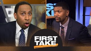 Stephen A. and Jalen Rose get heated over Anthony Davis and Boogie Cousins | First Take | ESPN