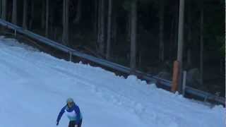 Clean Frontside cork 720 on snowboard in Varingskollen Norway