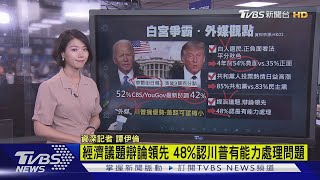 【十點不一樣】民調川普落後拜登9% 美媒:差距可望縮小