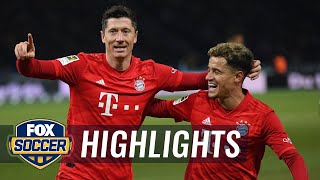 Hertha BSC Berlin vs. Bayern Munich | 2020 Bundesliga Highlights