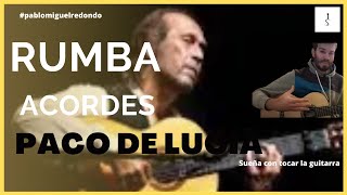 Rumba Guitarra Acordes Paco de Lucía | Pablo Miguel Redondo