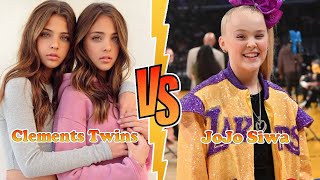 Clements Twins (Ava And Leah Clements) VS JoJo Siwa Transformation 👑 New Stars From Baby To 2024
