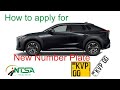 How to apply for New Generation number plate in Kenya on Ecitizen 2024