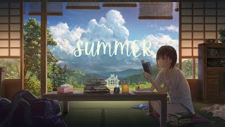 Relaxing in Summer | Summer Ambience | Cicadas Chirping | Wind Chime | 1 Hour