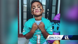 Only On 13: "Tiny Tua" captures attention of role model Tua Tagovailoa