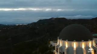 グリフィス天文台から観たロサンゼルスの夜景