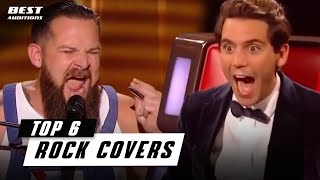 TOP 6 ROCK COVERS ON THE VOICE