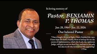 Rest in peace Pastor Benjamin Thomas. You will be forever missed 4K Intro Video by UniTech TV