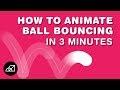 Bouncing Ball Animation in Less Than 3 Minutes | After Effects Tutorial - No Third Party Plugin