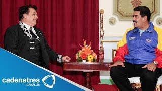 Juan Gabriel le canta 'las mañanitas' a Nicolás Maduro (VIDEO)