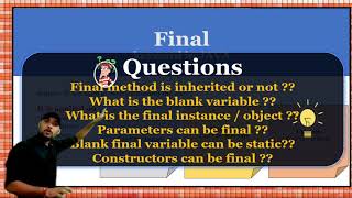Final keyword in Java | Final Variable in Java | Final Method in Java | Coding Wallah