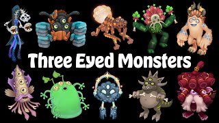 ALL THREE EYED Monsters | My Singing Monsters | MSM (Songs and Animations)