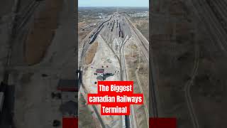 The Biggest Canadian Railways Terminal | Canada | #trending #viral #train #shortsfeed #youtubeshorts