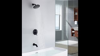 Sumerain Tub and Shower Trim Kit with Pressure Balance Cartridge, Shower Faucet with Tub Spout