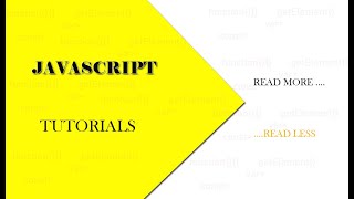 read more read less function button || javascript tutorial